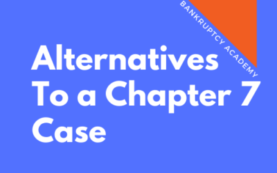 BK 119: Alternatives to a Chapter 7 Case