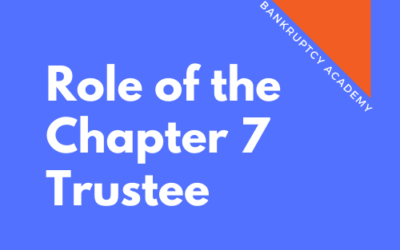 BK 122: Role of the Chapter 7 Panel Trustee