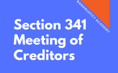 BK 123: Section 341 Meeting of Creditors