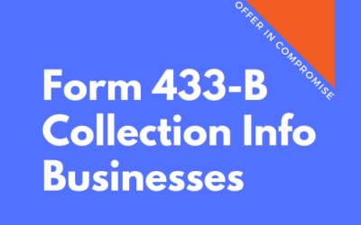 OIC 115: Form 433-B (OIC): Collection Information Statement – Businesses
